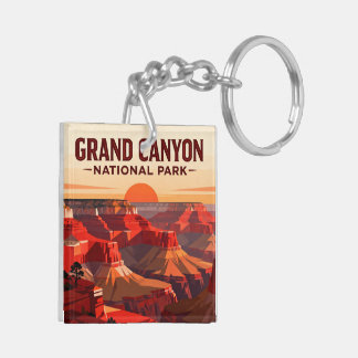 Llavero Logro de excursionista de Grand Canyon de borde a