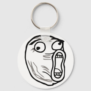 Llavero lol face meme humor rofl omg