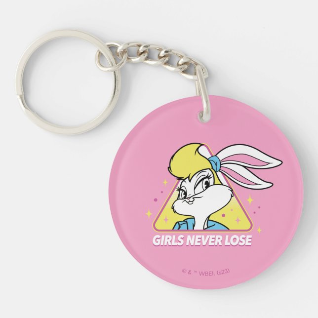 Llavero Lola Bunny Chicas nunca pierden (Frente)