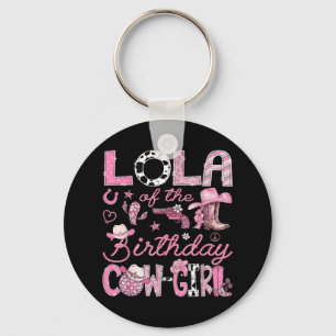 Llavero Lola Del Coquete Occidental De La Vaca chica De Cu