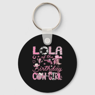 Llavero Lola Del Coquete Occidental De La Vaca chica De Cu