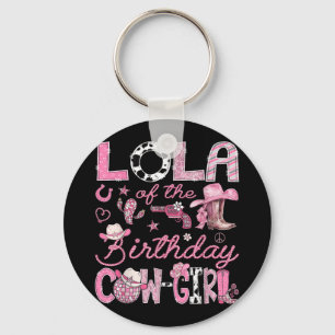 Llavero Lola Del Coquete Occidental De La Vaca chica De Cu