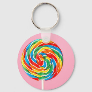 Llavero Lollipop del arco iris