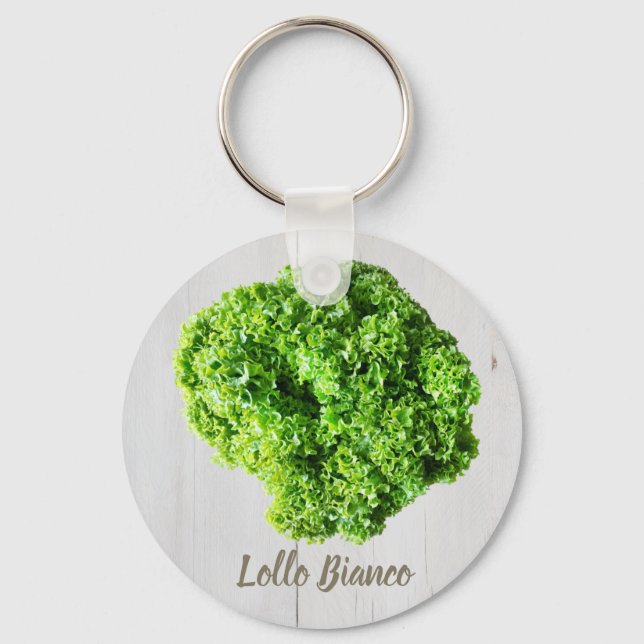 Llavero Lollo Bianco Salad lechuga para Vegans (Anverso)