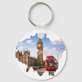 Llavero London 26.2 Marathoner Course Map Keychain