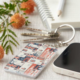 Llavero London Post Keychain