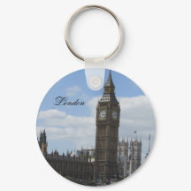 Londres Keychain England Keepsake Travel Souvenir