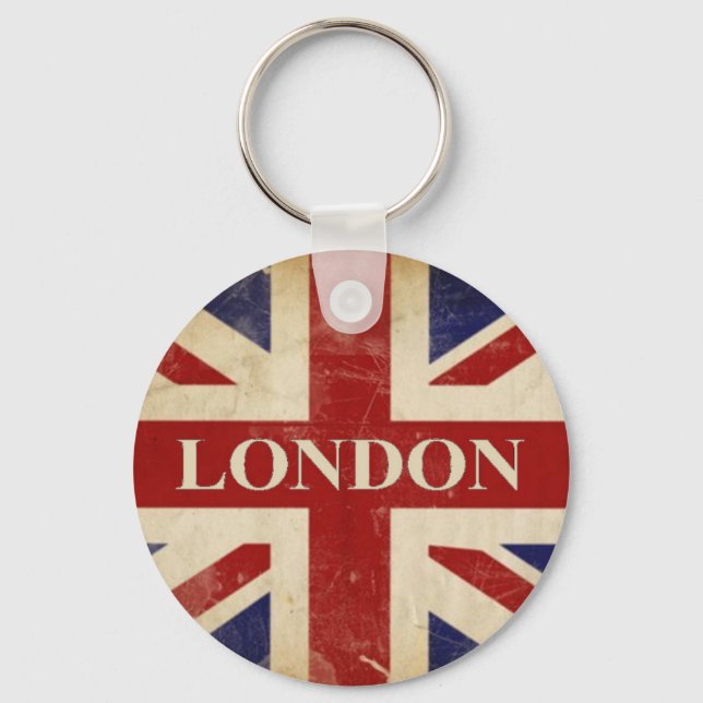 Llavero Londres - Union Jack - Amo Londres (Anverso)