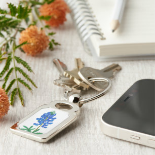 Llavero Lone star Bluebonnet Keychain