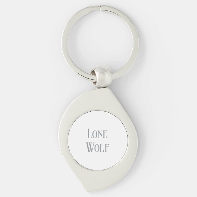 Llavero Lone Wolf Male Sigma Modern Minimalist (Anverso)
