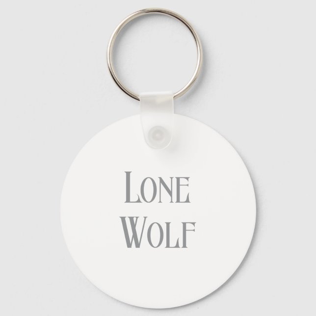 Llavero Lone Wolf Male Sigma Modern Minimalist (Anverso)