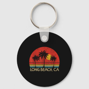 Llavero Long Beach California Ca Surfer Retro Vintage
