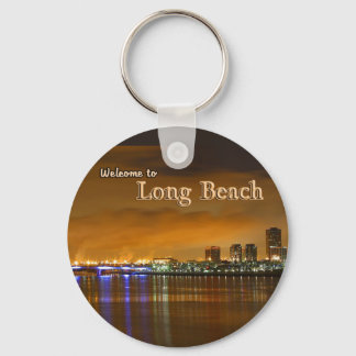 Llavero Long Beach California De Noche
