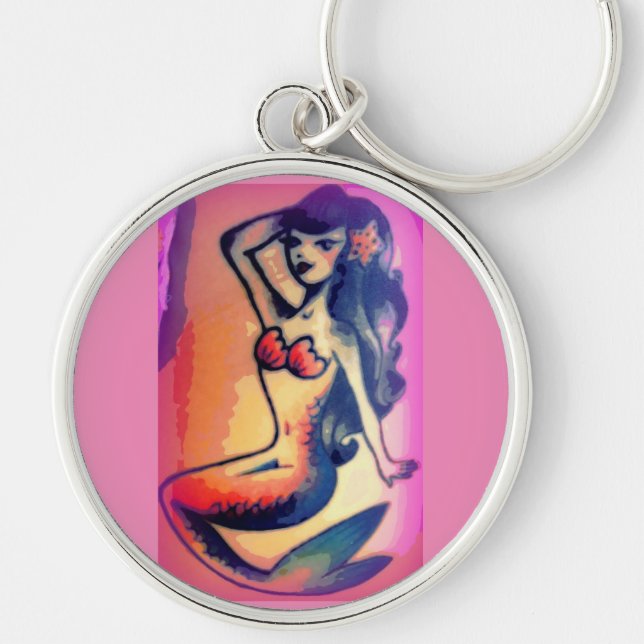 Llavero long-haired mermaid beauty (Frente)