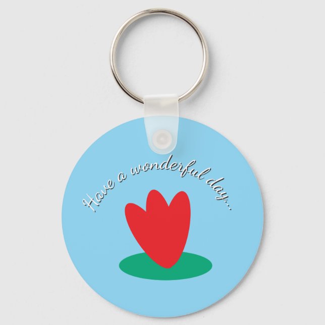 Llavero  long sleeve T-Shirt with flower on a pond (Anverso)