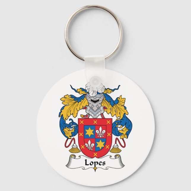 Llavero Lopes Family Crest (Anverso)