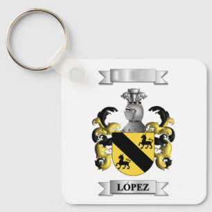 Llavero Lopez Apellido Y Escudo