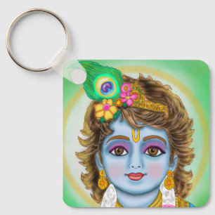 Llavero Lord Child Krishna Keychain