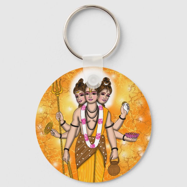 Llavero Lord Dattatreya Keychain (Anverso)