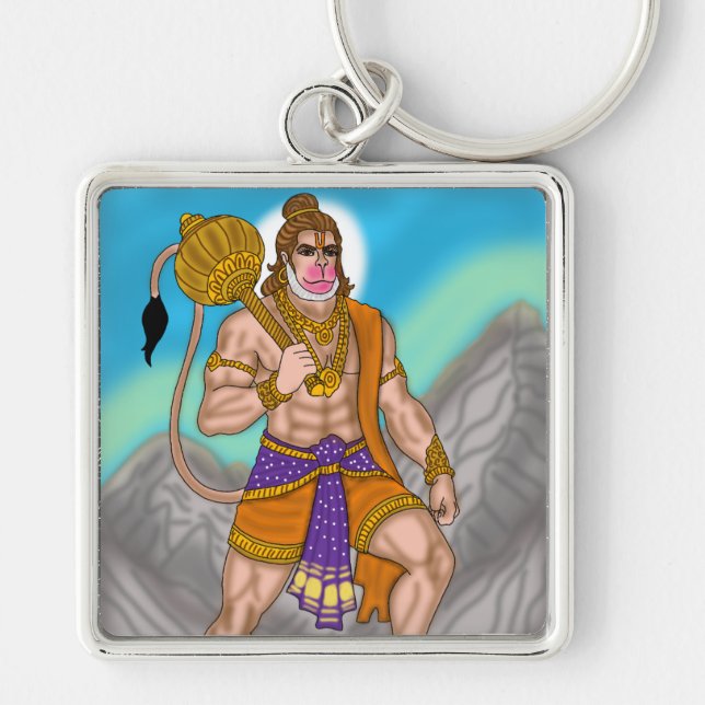 Llavero Lord Hanuman Keychain (Frente)