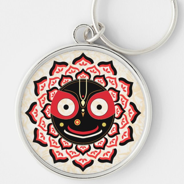 Llavero Lord Jagannath Face Chakra Hindu Deity (Frente)