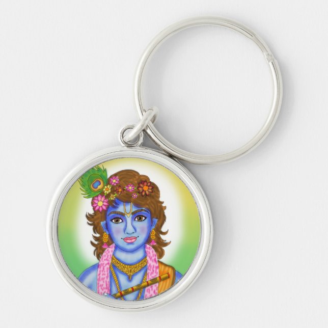 Llavero Lord Krishna Keychain (Frente)