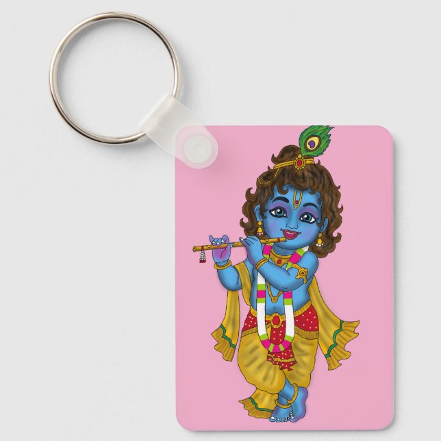 Llavero Lord Krishna Keychain (Anverso)