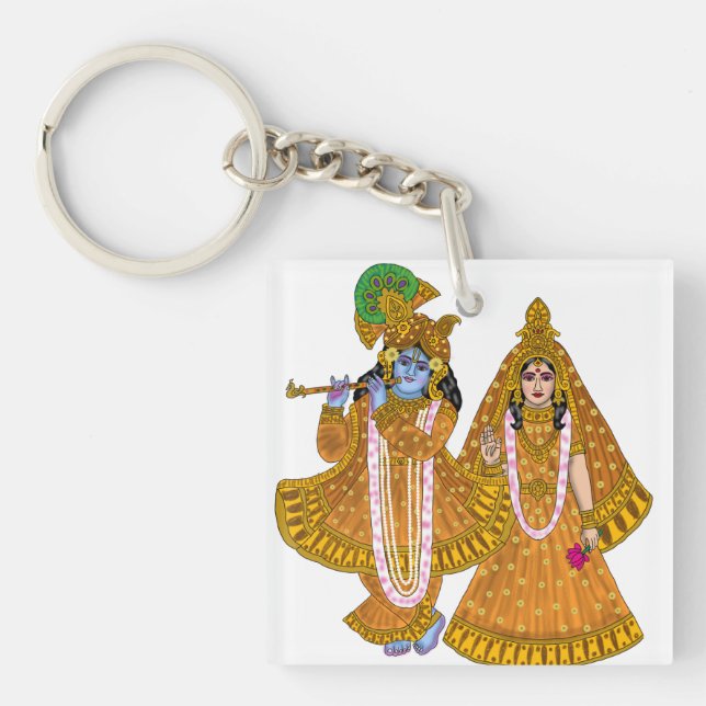 Llavero Lord Krishna Keychain (Frente)