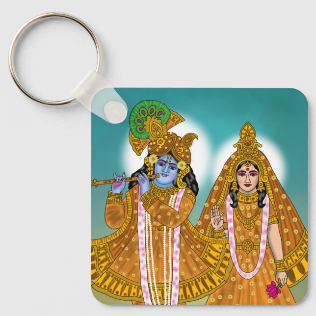 Llavero Lord Krishna Keychain (Anverso)