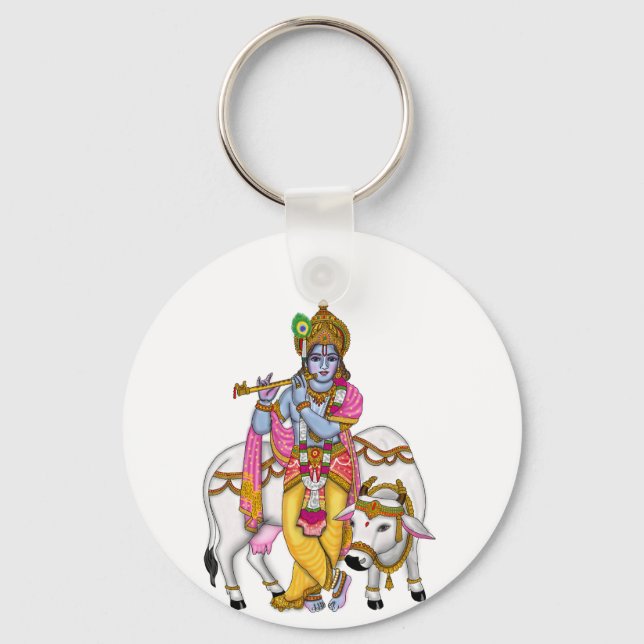Llavero Lord Krishna Keychain (Anverso)
