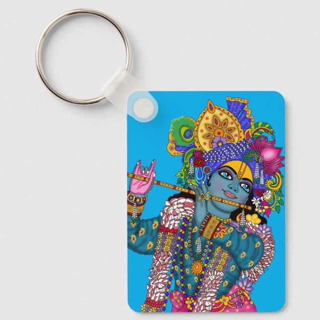 Llavero Lord Krishna Keychain (Anverso)
