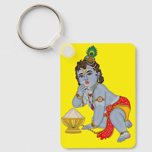 Llavero Lord Krishna Keychain (Anverso)