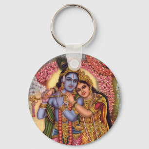 Llavero Lord Krishna & Radha