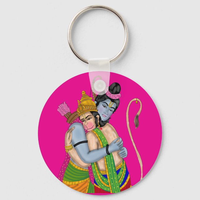 Llavero Lord Rama & Hanuman Keychain (Anverso)