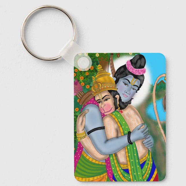 Llavero Lord Rama & Hanuman Keychain (Anverso)