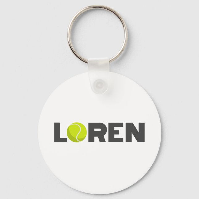 Llavero Loren Tennis (Anverso)
