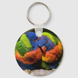 Llavero Lorikeets enamorados