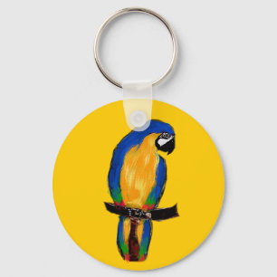 Llavero Loro Azul