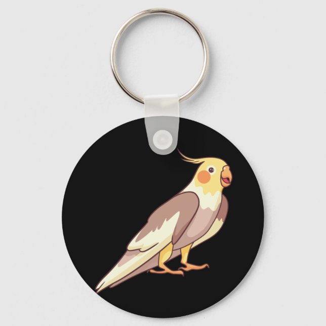 Llavero Loro pájaro cacatúa (Anverso)