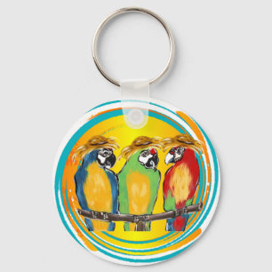 LLAVERO LOROS DE FIESTA