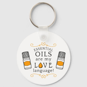 Llavero Los aceites son mi lenguaje del amor Llave Cadena