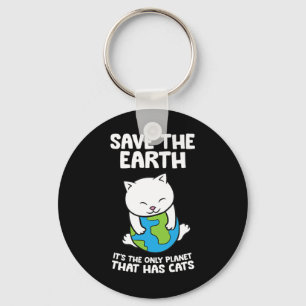 Llavero Los amantes del gato salvan la tierra es el único