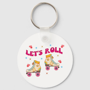 Llavero Los amantes del patinaje retro Roll Roller Skate