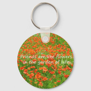 Llavero Los Amigos Son Como Flores