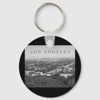 Llavero Los Ángeles en blanco y negro