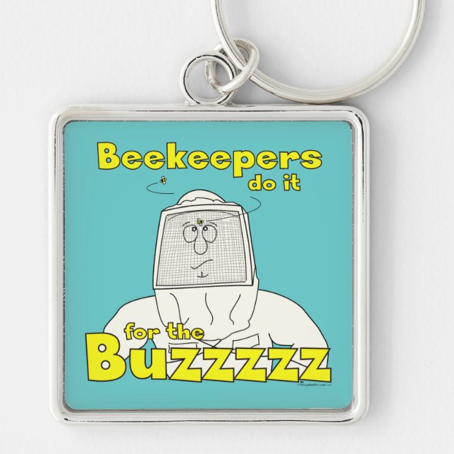 Llavero Los apicultores lo hacen por el Buzzz - Keychain (Frente)