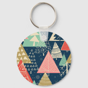 Llavero Los Árboles de Navidad Festivan El Ilustracion Sin
