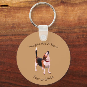 Llavero Los Beagles Son Un Perro Aúllado Personalizado