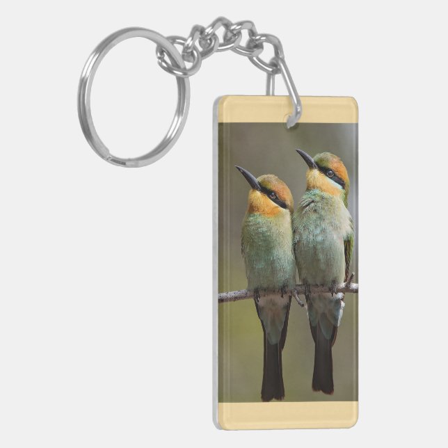 Llavero Los birdies miran por aquí (Frente Izquierda)