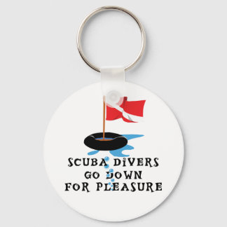 Llavero Los Buceadores De Scuba Bajan Por Placer